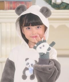 mezzo piano / メゾピアノ 手袋 | アニマルフェイス　マシュマロニット手袋