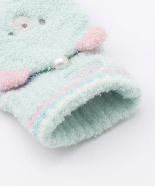 mezzo piano / メゾピアノ 手袋 | アニマルフェイス　マシュマロニット手袋 | 詳細5