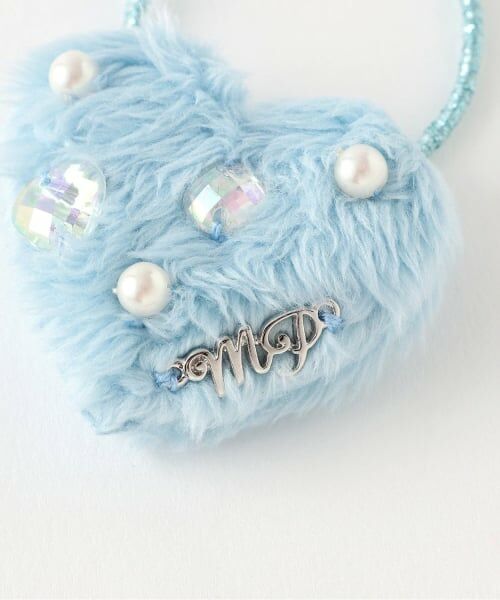 mezzo piano / メゾピアノ ヘアゴム・シュシュ | ぷっくりハートパール　ヘアポニー2個セット | 詳細3