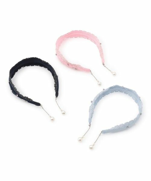 mezzo piano / メゾピアノ カチューシャ・カチューム・その他 | ラメレース　カチューシャ | 詳細6