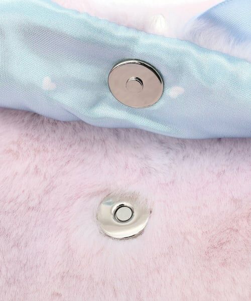 mezzo piano / メゾピアノ ショルダーバッグ | リボン　フェイクファーポシェット | 詳細5