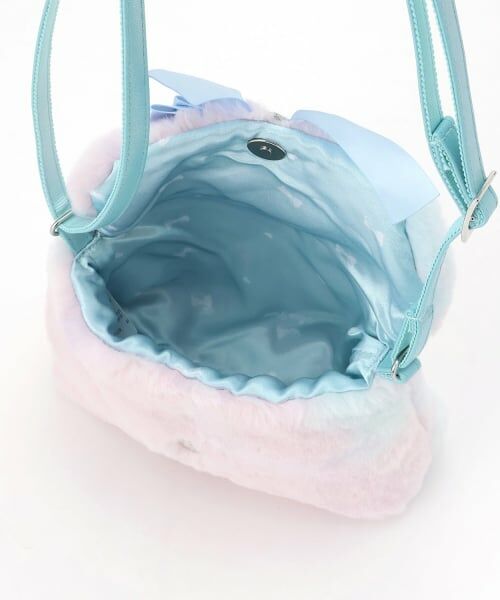 mezzo piano / メゾピアノ ショルダーバッグ | リボン　フェイクファーポシェット | 詳細6