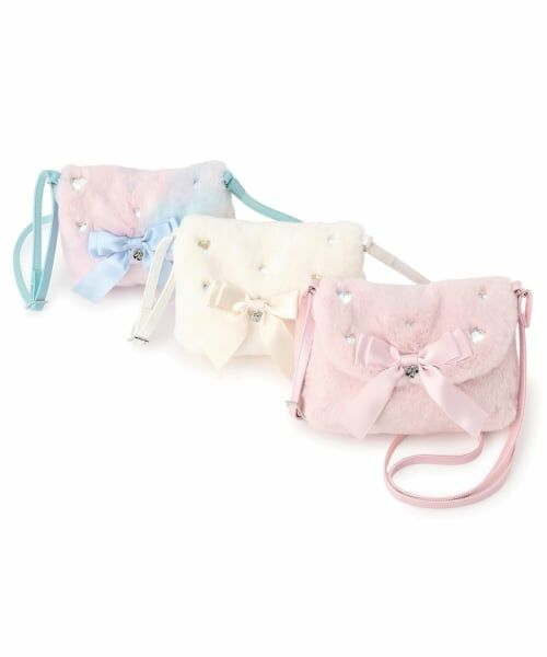 mezzo piano / メゾピアノ ショルダーバッグ | リボン　フェイクファーポシェット | 詳細7