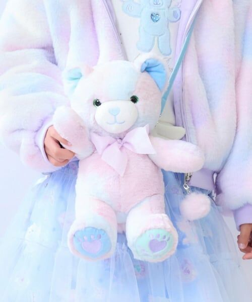 mezzo piano / メゾピアノ ショルダーバッグ | ねこ・くま　ぬいぐるみポシェット（マルチ）