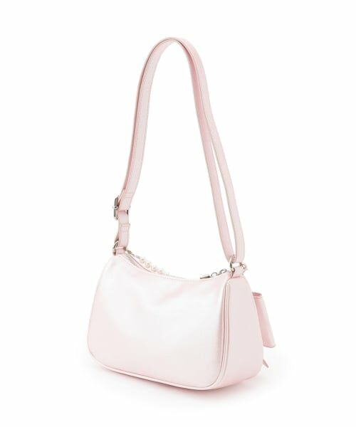 mezzo piano / メゾピアノ ショルダーバッグ | チェーン飾り付　リボンショルダーバッグ | 詳細1