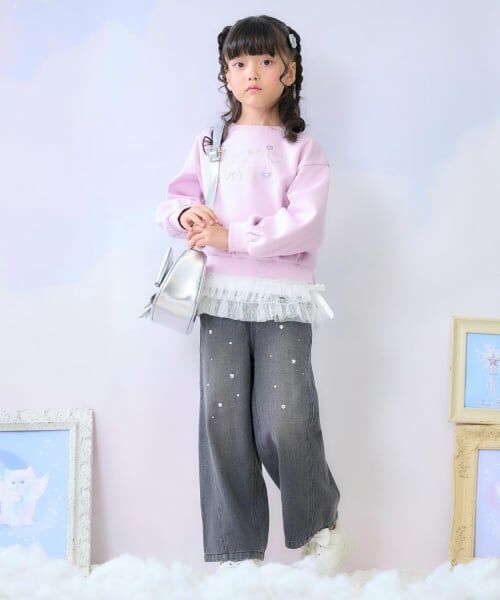 mezzo piano / メゾピアノ ショルダーバッグ | チェーン飾り付　リボンショルダーバッグ | 詳細8