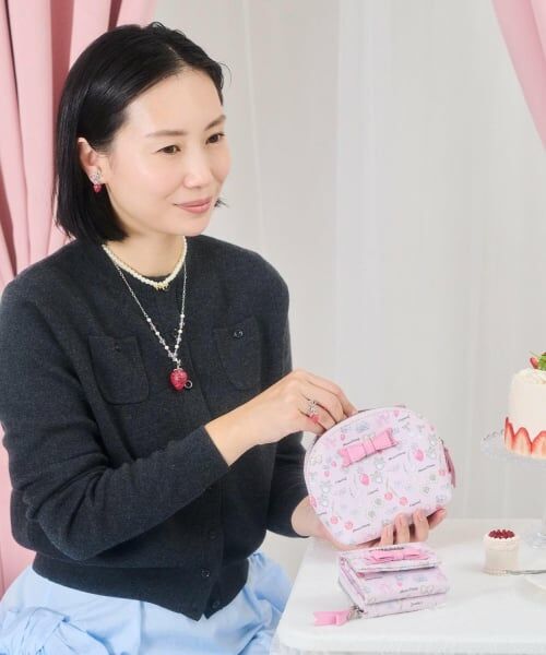 mezzo piano / メゾピアノ ポーチ | 【リキュエム】柄　ラウンドポーチ | 詳細7