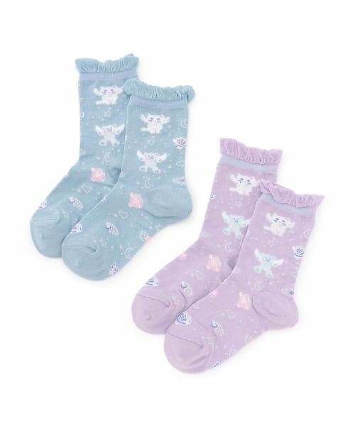 mezzo piano / メゾピアノ ソックス | マジカル柄　クルーソックス | 詳細4