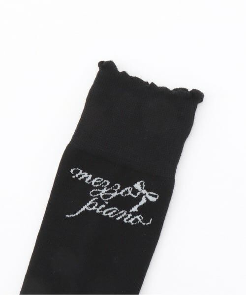 mezzo piano / メゾピアノ ソックス | リボンフリル　ニーハイソックス | 詳細1