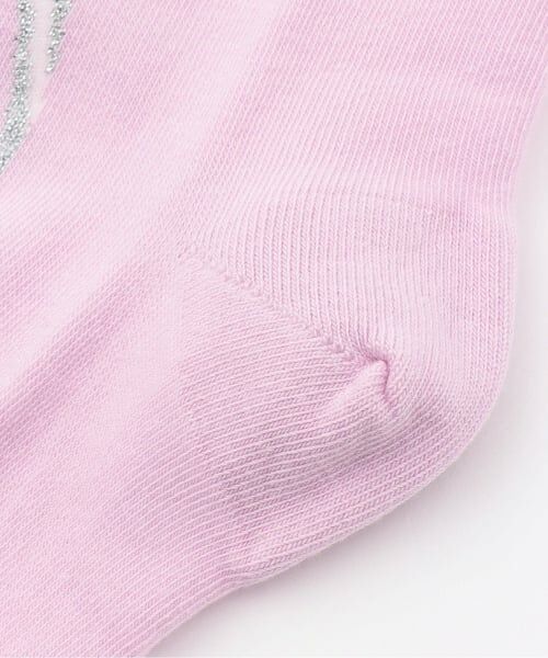 mezzo piano / メゾピアノ ソックス | バレリーナ風編み上げ柄ハイソックス | 詳細2