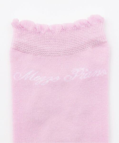 mezzo piano / メゾピアノ ソックス | バレリーナ風編み上げ柄ハイソックス | 詳細4