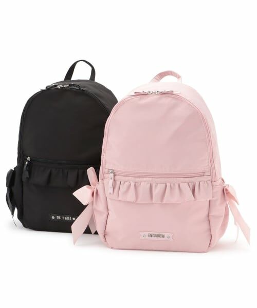 mezzo piano / メゾピアノ リュック・バックパック | 【メゾピアノママ】フリルリボン　マザーズリュック容量約20L | 詳細9