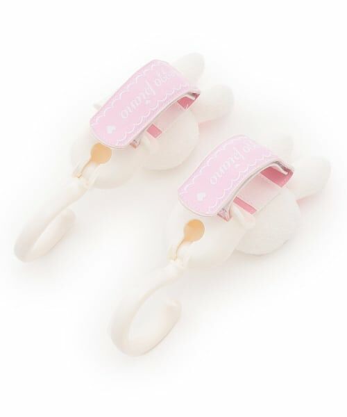 mezzo piano / メゾピアノ ベビー・キッズグッズ | 【メゾピアノママ】ウサギマスコット付ベビーカーフック | 詳細1