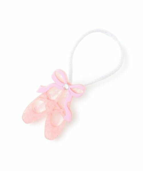 mezzo piano / メゾピアノ ヘアゴム・シュシュ | トゥシューズモチーフ　ヘアポニー【日本製】（ライト ピンク）