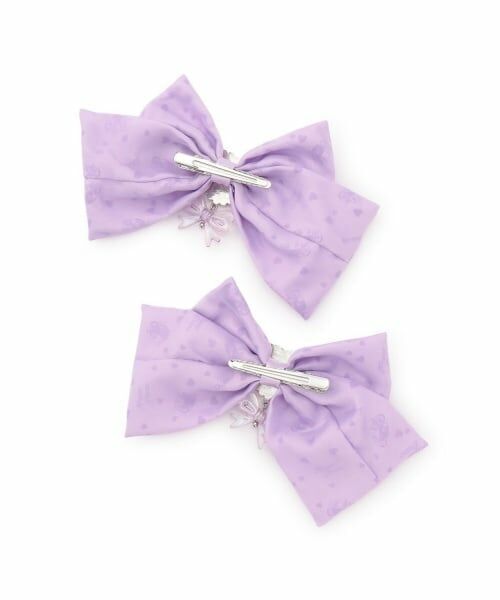mezzo piano / メゾピアノ ヘアピン | 【しなこちゃん】リボン　ヘアクリップ2個セット | 詳細1