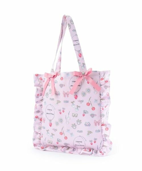 mezzo piano / メゾピアノ トートバッグ | 【リキュエム】柄　フリルトートバッグ | 詳細4