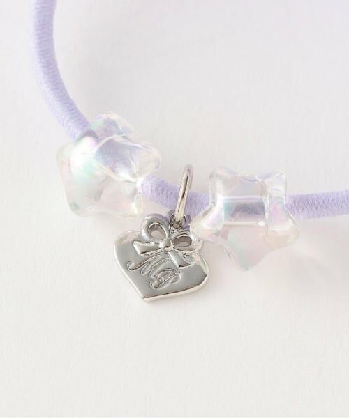 mezzo piano / メゾピアノ ヘアゴム・シュシュ | 星つきリボン　ヘアポニー2個セット | 詳細3