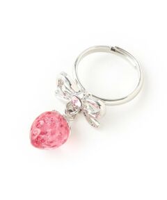 mezzo piano / メゾピアノ リング | 【リキュエム】いちごリボン　リング　(キッズサイズ)