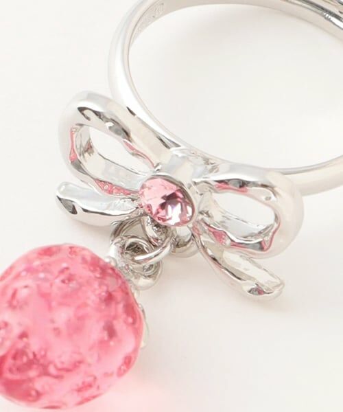 mezzo piano / メゾピアノ リング | 【リキュエム】いちごリボン　リング　(キッズサイズ) | 詳細2