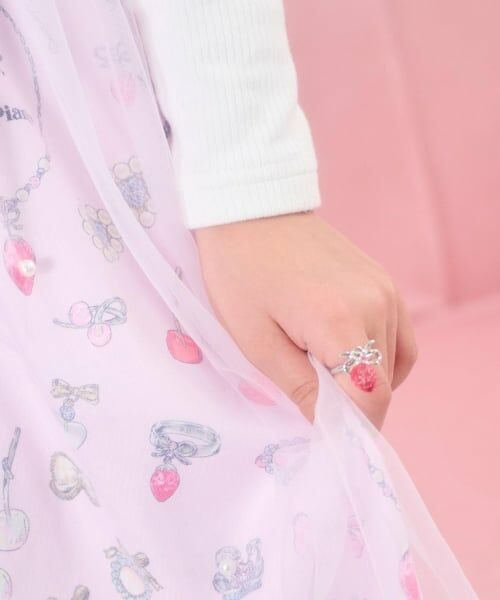 mezzo piano / メゾピアノ リング | 【リキュエム】いちごリボン　リング　(キッズサイズ) | 詳細7