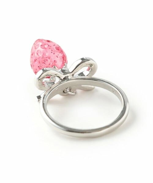 mezzo piano / メゾピアノ リング | 【リキュエム】いちごリボン　リング　(大人サイズ) | 詳細1