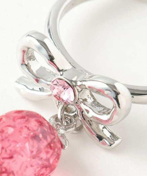 mezzo piano / メゾピアノ リング | 【リキュエム】いちごリボン　リング　(大人サイズ) | 詳細2