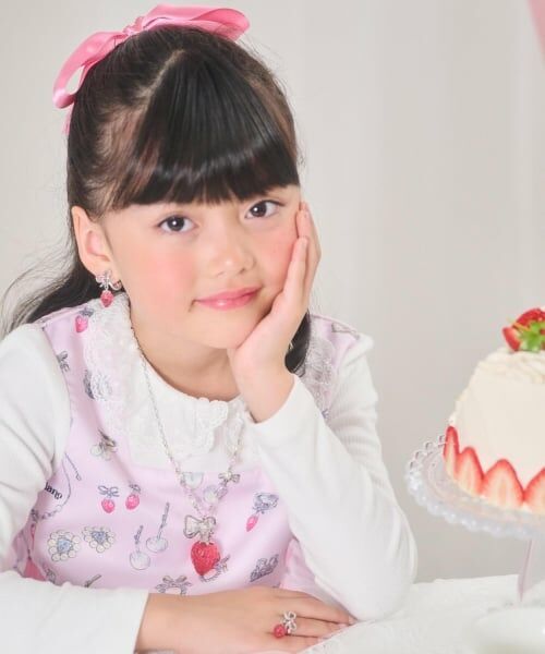 mezzo piano / メゾピアノ ネックレス・ペンダント・チョーカー | 【リキュエム】いちごリボン　ネックレス | 詳細7