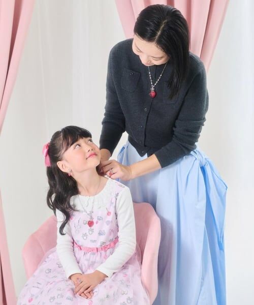 mezzo piano / メゾピアノ ネックレス・ペンダント・チョーカー | 【リキュエム】いちごリボン　ネックレス | 詳細9