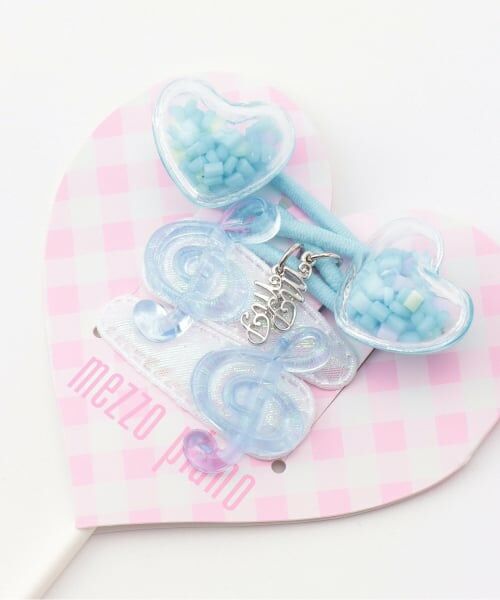 mezzo piano / メゾピアノ ヘアピン | キャンディラッピング音符ハートヘアアクセサリーセット【日本製】 | 詳細2