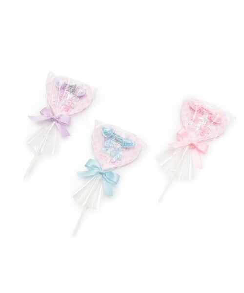 mezzo piano / メゾピアノ ヘアピン | キャンディラッピング音符ハートヘアアクセサリーセット【日本製】 | 詳細3