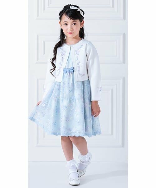 mezzo piano / メゾピアノ ドレス | 花ブーケレース刺しゅう　ワンピース | 詳細13