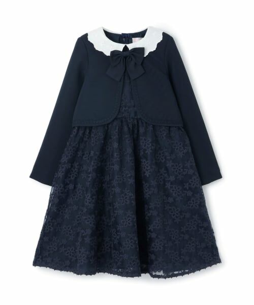 mezzo piano / メゾピアノ ドレス | アンサンブル風　ドッキングワンピース | 詳細12