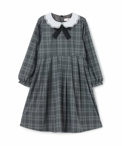 mezzo piano / メゾピアノ ドレス | カットワーク刺しゅう衿　ワンピース | 詳細12