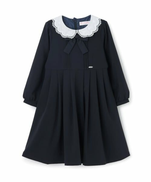 mezzo piano / メゾピアノ ドレス | カットワーク刺しゅう衿　ワンピース | 詳細13