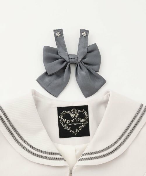 mezzo piano / メゾピアノ ドレス | セーラーカラーアンサンブル　ワンピースセット | 詳細4