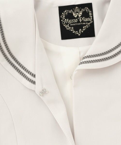 mezzo piano / メゾピアノ ドレス | セーラーカラーアンサンブル　ワンピースセット | 詳細5