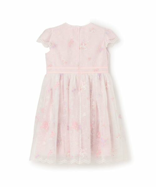 mezzo piano / メゾピアノ ドレス | 花刺しゅうチュールレース　ワンピース | 詳細1