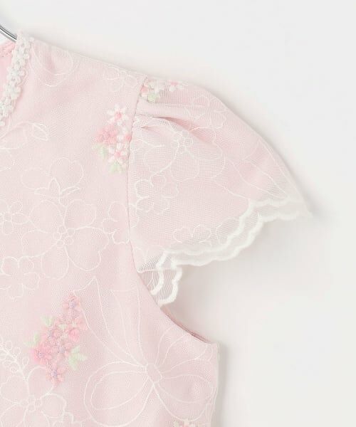 mezzo piano / メゾピアノ ドレス | 花刺しゅうチュールレース　ワンピース | 詳細3