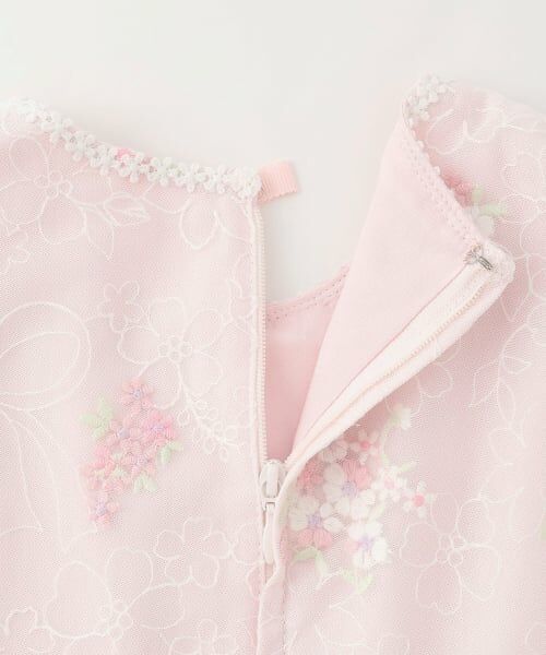 mezzo piano / メゾピアノ ドレス | 花刺しゅうチュールレース　ワンピース | 詳細7