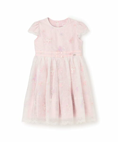 mezzo piano / メゾピアノ ドレス | 花刺しゅうチュールレース　ワンピース | 詳細9