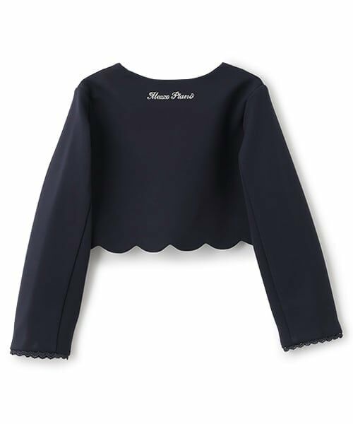 mezzo piano / メゾピアノ テーラードジャケット | 花モチーフ裾スカラップ　ジャケット | 詳細1