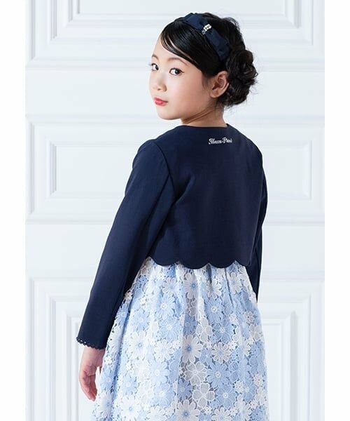 mezzo piano / メゾピアノ テーラードジャケット | 花モチーフ裾スカラップ　ジャケット | 詳細11