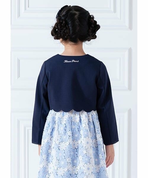 mezzo piano / メゾピアノ テーラードジャケット | 花モチーフ裾スカラップ　ジャケット | 詳細12