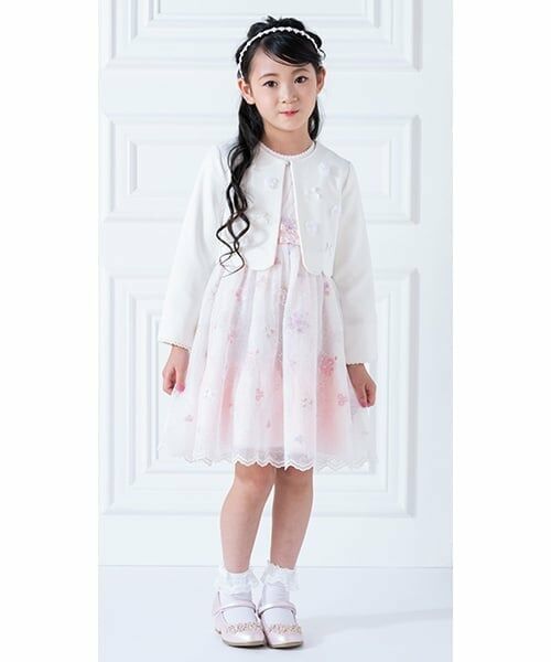 mezzo piano / メゾピアノ テーラードジャケット | 花モチーフ裾スカラップ　ジャケット | 詳細16