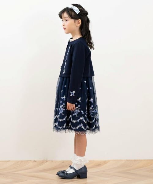 mezzo piano / メゾピアノ カーディガン・ボレロ | 花刺しゅう　ニットボレロ | 詳細13