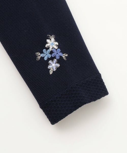 mezzo piano / メゾピアノ カーディガン・ボレロ | 花刺しゅう　ニットボレロ | 詳細5