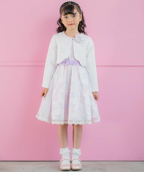 mezzo piano / メゾピアノ テーラードジャケット | ファンシーツィード　裾スカラップジャケット | 詳細15