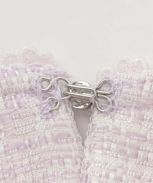 mezzo piano / メゾピアノ テーラードジャケット | ファンシーツィード　裾スカラップジャケット | 詳細4