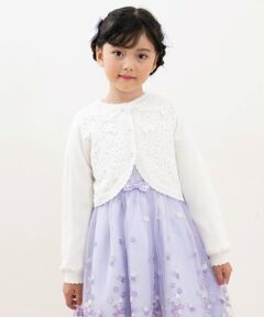 mezzo piano / メゾピアノ カーディガン・ボレロ | レースニットボレロ