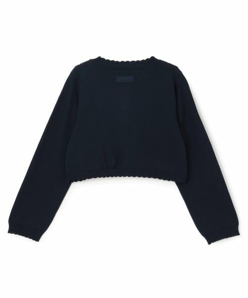 mezzo piano / メゾピアノ カーディガン・ボレロ | レースニットボレロ | 詳細1